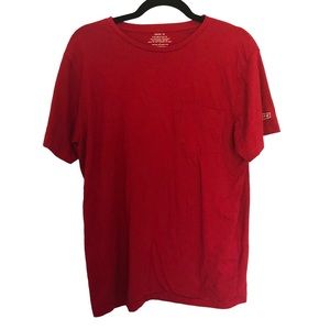 Sheetz Short Sleeve Pocket Tee in Red What How and When You Want It size M